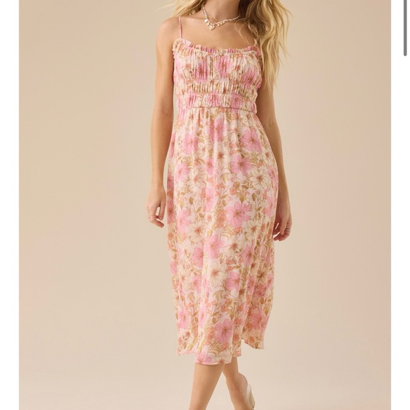 NEW Altar’d State Floral Maxi Dress Size Medium NWT - Picture 1 of 9